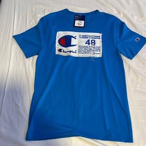 blue champion shirt